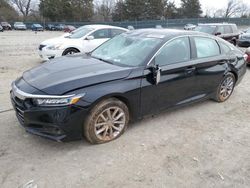 Honda Accord LX salvage cars for sale: 2021 Honda Accord LX