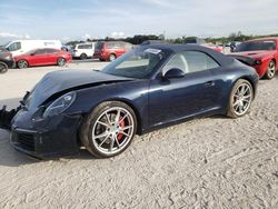 Salvage cars for sale from Copart West Palm Beach, FL: 2017 Porsche 911 Carrera S