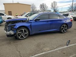 Honda salvage cars for sale: 2021 Honda Accord Sport