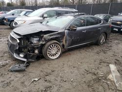 Salvage cars for sale from Copart Waldorf, MD: 2018 KIA Cadenza Luxury