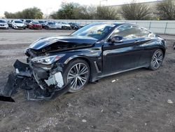 Salvage cars for sale at Las Vegas, NV auction: 2019 Infiniti Q60 Pure