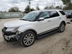 Ford salvage cars for sale: 2017 Ford Explorer Limited