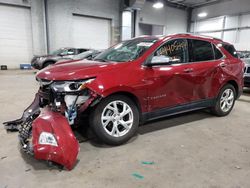 Salvage cars for sale from Copart Ham Lake, MN: 2018 Chevrolet Equinox Premier