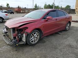 Ford salvage cars for sale: 2015 Ford Fusion SE