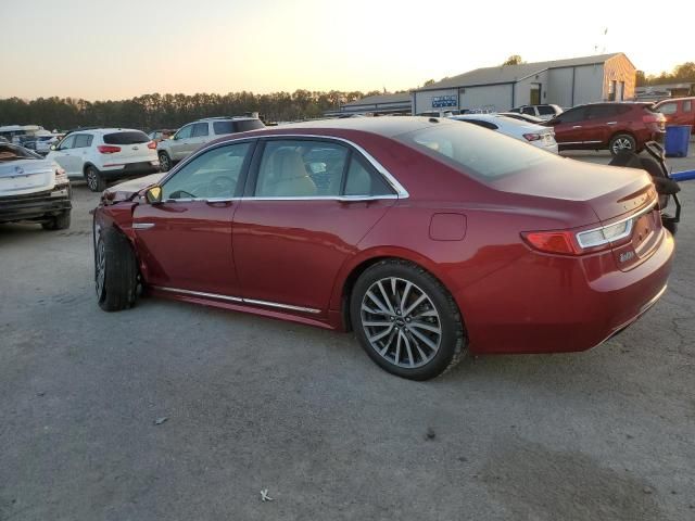 2017 Lincoln Continental Select