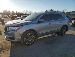 Salvage cars for sale at Florence, MS auction: 2017 Acura MDX Advance