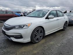 Honda Accord salvage cars for sale: 2017 Honda Accord Sport