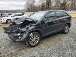 Salvage cars for sale from Copart Concord, NC: 2011 KIA Sorento EX