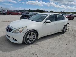 Vehiculos salvage en venta de Copart West Palm Beach, FL: 2011 Infiniti G37 Base