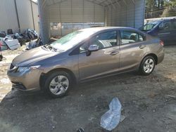 Salvage cars for sale from Copart Seaford, DE: 2013 Honda Civic LX