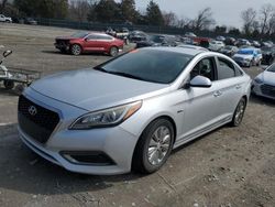 Salvage cars for sale from Copart Madisonville, TN: 2016 Hyundai Sonata Hybrid
