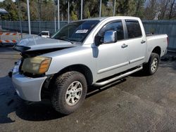 Salvage vehicles for parts for sale at auction: 2005 Nissan Titan XE