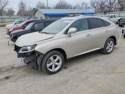Salvage cars for sale at Wichita, KS auction: 2014 Lexus RX 350 Base
