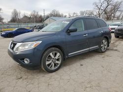 Salvage cars for sale at Wichita, KS auction: 2013 Nissan Pathfinder S