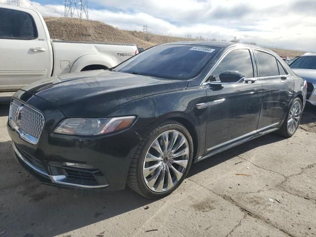 2017 Lincoln Continental Reserve