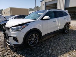 Salvage cars for sale from Copart Ellenwood, GA: 2017 Hyundai Santa FE SE Ultimate