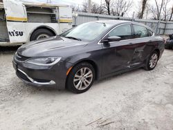 Salvage cars for sale at Louisville, KY auction: 2015 Chrysler 200 Limited