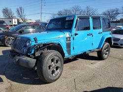 Jeep salvage cars for sale: 2017 Jeep Wrangler Unlimited Sport