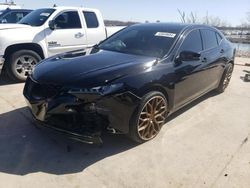 Salvage cars for sale from Copart Grand Prairie, TX: 2017 Acura TLX