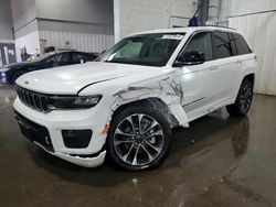 Salvage cars for sale at Ham Lake, MN auction: 2023 Jeep Grand Cherokee Overland