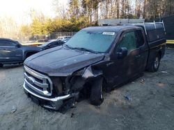 Salvage trucks for sale at Waldorf, MD auction: 2015 Ford F150 Super Cab