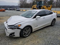 Salvage cars for sale from Copart Concord, NC: 2019 Ford Fusion Titanium