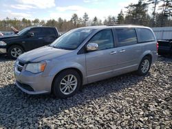 Salvage cars for sale at Windham, ME auction: 2014 Dodge Grand Caravan SXT