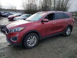 Salvage cars for sale at Arlington, WA auction: 2017 KIA Sorento LX