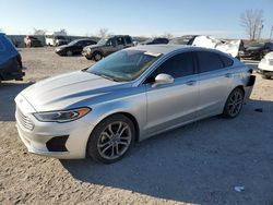 Salvage cars for sale at Kansas City, KS auction: 2019 Ford Fusion SEL