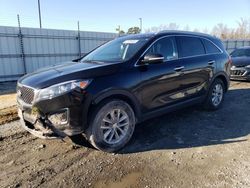 Salvage cars for sale at Lumberton, NC auction: 2016 KIA Sorento LX