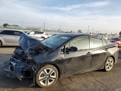 Salvage cars for sale from Copart Van Nuys, CA: 2018 Toyota Prius