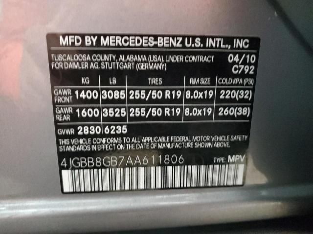 2010 Mercedes-Benz ML 350 4matic