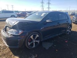 Salvage cars for sale at Elgin, IL auction: 2017 Volkswagen GTI S