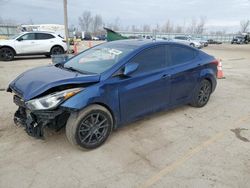 Salvage cars for sale at Dyer, IN auction: 2016 Hyundai Elantra SE