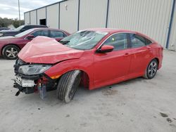Salvage cars for sale from Copart Apopka, FL: 2019 Honda Civic LX
