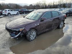 KIA Optima salvage cars for sale: 2017 KIA Optima LX