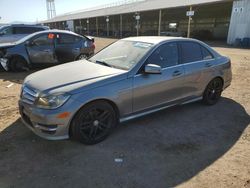 Salvage cars for sale from Copart Phoenix, AZ: 2013 Mercedes-Benz C 250