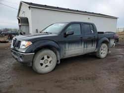 Salvage cars for sale from Copart Portland, MI: 2008 Nissan Frontier Crew Cab LE