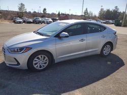 Salvage cars for sale at Gaston, SC auction: 2018 Hyundai Elantra SE