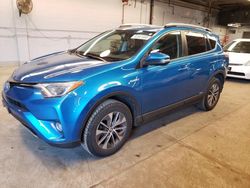 Salvage cars for sale from Copart Wheeling, IL: 2016 Toyota Rav4 HV XLE