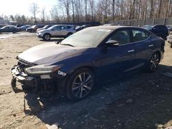 Salvage cars for sale from Copart Waldorf, MD: 2020 Nissan Maxima SL