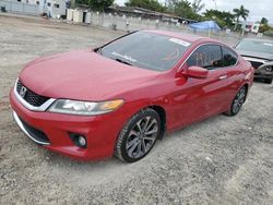Salvage cars for sale from Copart Opa Locka, FL: 2015 Honda Accord EXL