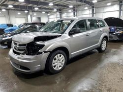 Salvage cars for sale at Ham Lake, MN auction: 2015 Dodge Journey SE