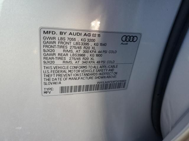 2015 Audi Q7 TDI Premium Plus