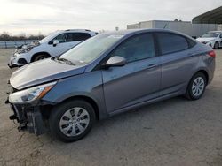 Salvage cars for sale from Copart Fresno, CA: 2017 Hyundai Accent SE