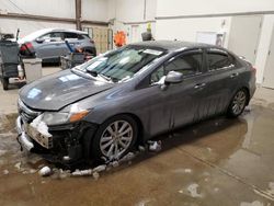 Honda Civic salvage cars for sale: 2012 Honda Civic LX