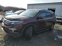 Salvage cars for sale at Windsor, NJ auction: 2017 Honda Pilot Touring