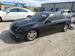 Flood-damaged cars for sale at auction: 2015 Infiniti Q40