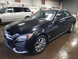 Mercedes-Benz salvage cars for sale: 2015 Mercedes-Benz C 300 4matic