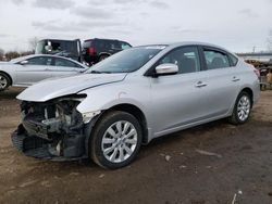 Salvage cars for sale at Columbia Station, OH auction: 2015 Nissan Sentra S